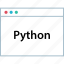 python, web, window 