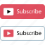 buttons, subscribe, youtube 