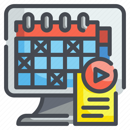 Calendar, course, date, organization, planning, schedule, table icon - Download on Iconfinder
