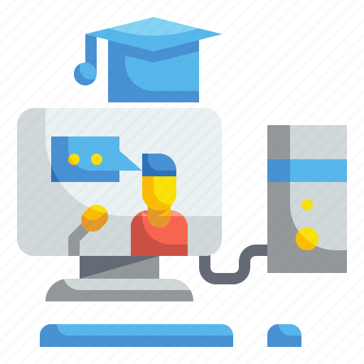 Computer, course, education, learning, students, tutorial, webinar icon - Download on Iconfinder