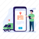 online parcel, ecommerce app, online logistics, logistics app, shopping app 
