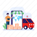 online cargo, logistics, online logistics, online shipping, online store 