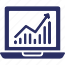 data analytics, financial chart, growth chart, income growth