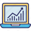 data analytics, financial chart, growth chart, income growth 