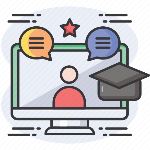E-learning, elearning, learn, education, online, class, video icon - Download on Iconfinder