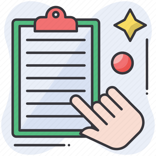 Document, file, hand, text, page, paper, result icon - Download on Iconfinder