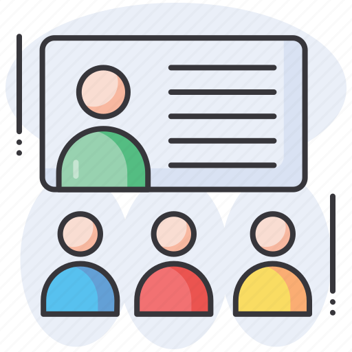 Group, person, discussion, education, learning, school, students icon - Download on Iconfinder