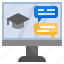 chat, study, online, education, internet, elearning 