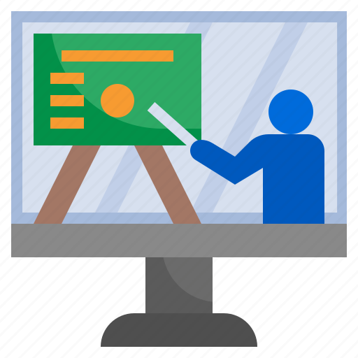 Online, course, class, education, internet, elearning icon - Download on Iconfinder