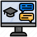 chat, study, online, education, internet, elearning