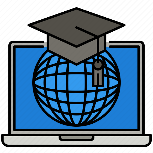 Online, education, course, degree, learning, school icon - Download on Iconfinder