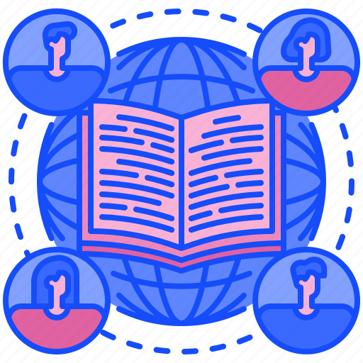 Worldwide, book, learning, online, people, education, student icon - Download on Iconfinder