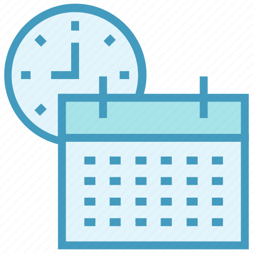 Calendar, calendar clock, clock, education, schedule, school time icon - Download on Iconfinder