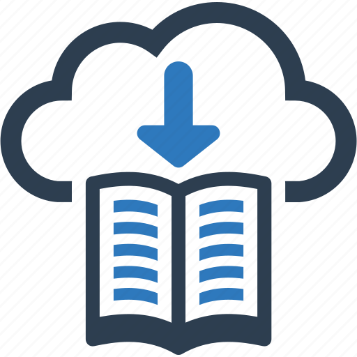 Book, cloud, download icon - Download on Iconfinder