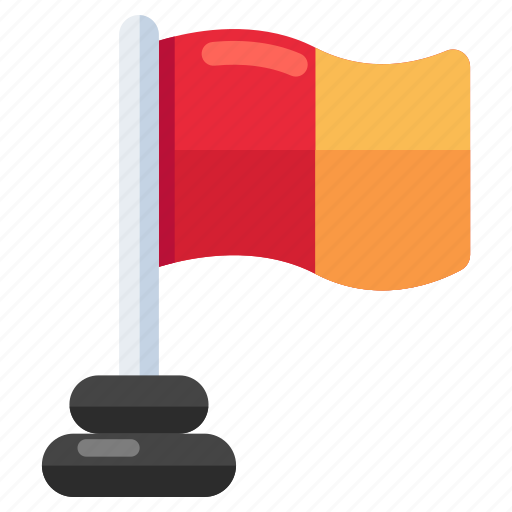 Flag, flagpole, streamer, sports flag, flattering flag icon - Download on Iconfinder