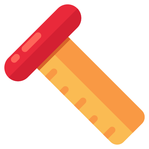 Measurement scale, inches, t scale, centimeter, ruler icon - Download on Iconfinder