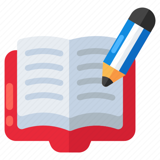 Book writing, copywriting, writing, content writing, homework icon - Download on Iconfinder