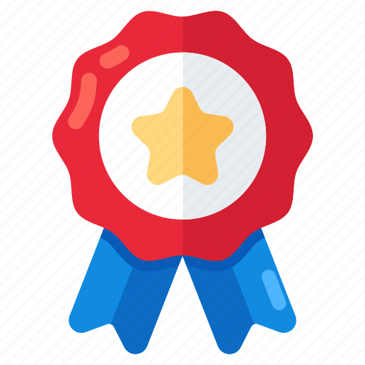 Star badge, quality badge, ranking badge, achievement, ribbon badge icon - Download on Iconfinder