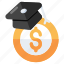 scholarship, educational grant, study grant, student loan, educational loan 