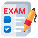 test, exam, examination, assessment, questionnaire