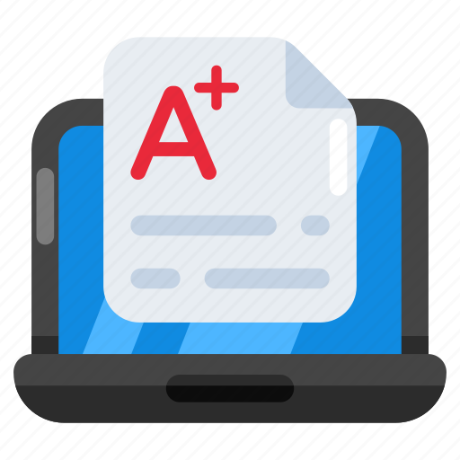 A+ grade, result sheet, exam result, grade sheet, marksheet icon - Download on Iconfinder