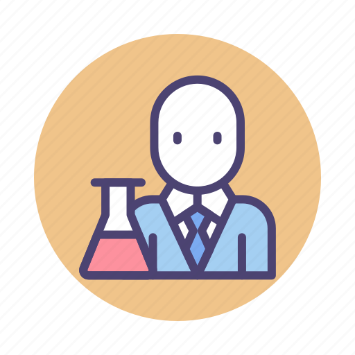 Chemist, lab tech, professor, scientist icon - Download on Iconfinder
