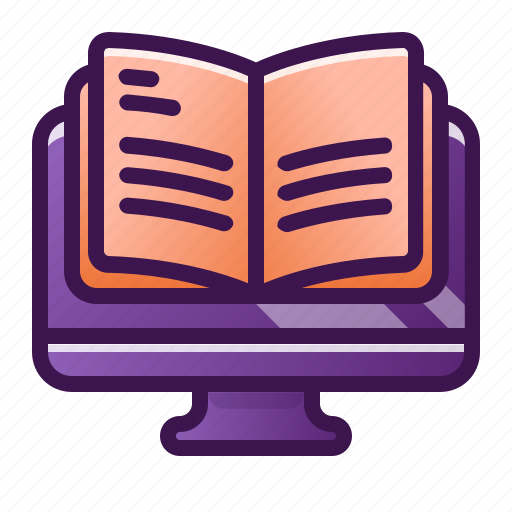 Book, study, computer, internet, learning, school, education icon - Download on Iconfinder