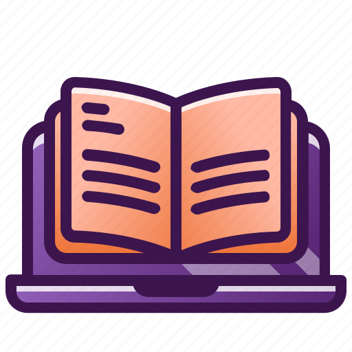 Book, study, computer, internet, student, learning, education icon - Download on Iconfinder
