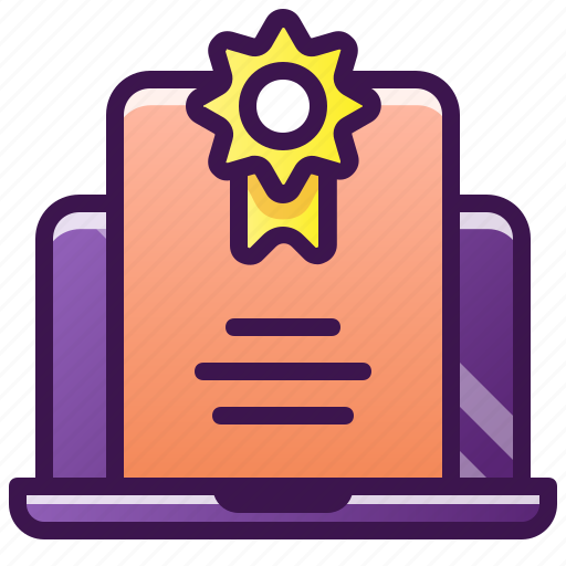 Certificate, diploma, certification, contract, credential, degree, school icon - Download on Iconfinder