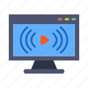 live stream, multimedia, video, streaming, computer
