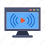live stream, multimedia, video, streaming, computer 