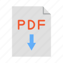 download pdf, document, files, arrow, file format