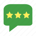 feedback, rating, review, stars, message