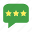 feedback, rating, review, stars, message 