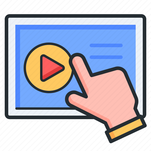 Video, screen, watch, online education icon - Download on Iconfinder
