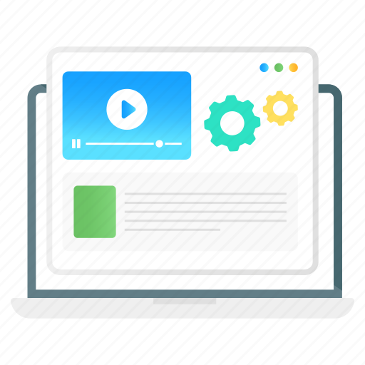 Online tutorials, video tutorials, movie lecture, video instruction, video education icon - Download on Iconfinder