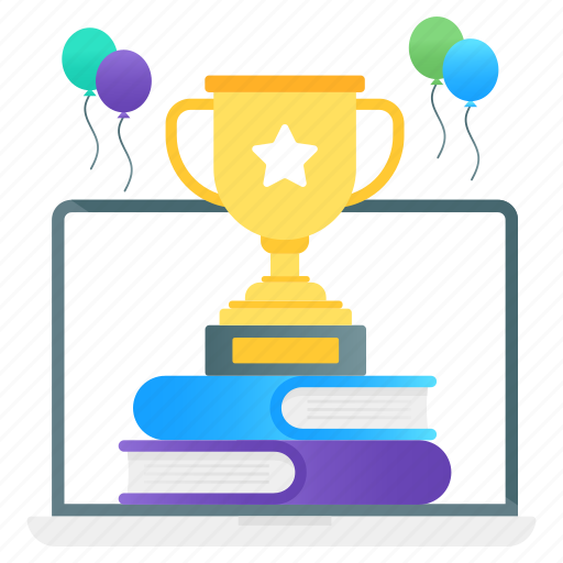 Online trophy, online achievement, online reward, reputation management, online success icon - Download on Iconfinder