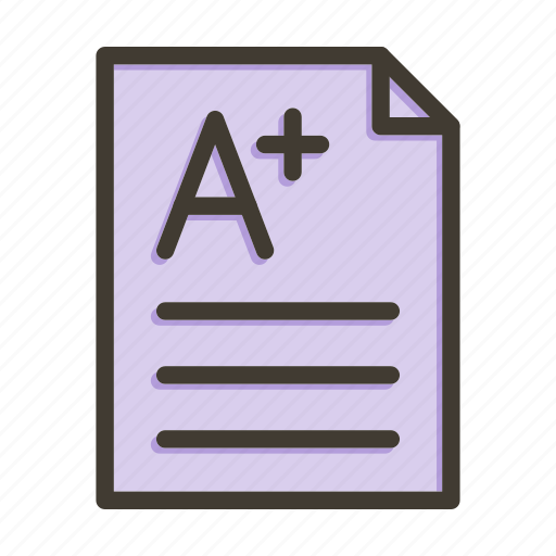 Grades, exam, learning, grade, study, report card icon - Download on Iconfinder