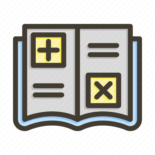 Math, book, calculate, study, school, mathematics, calculation icon - Download on Iconfinder