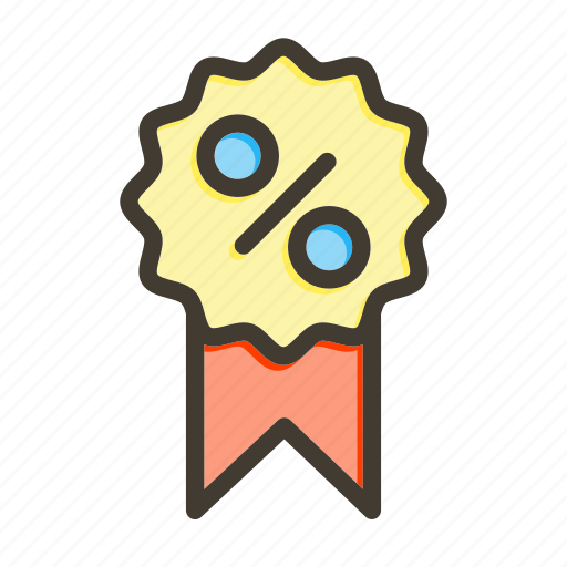 Discount, badge, prize, shopping, medal, offer icon - Download on Iconfinder
