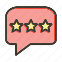 feedback, chat, like, message, rate, review