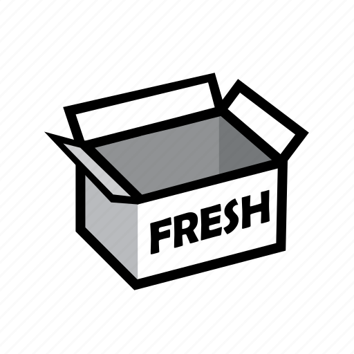 Box, food, fresh, online, order, delivery, healthy icon - Download on Iconfinder