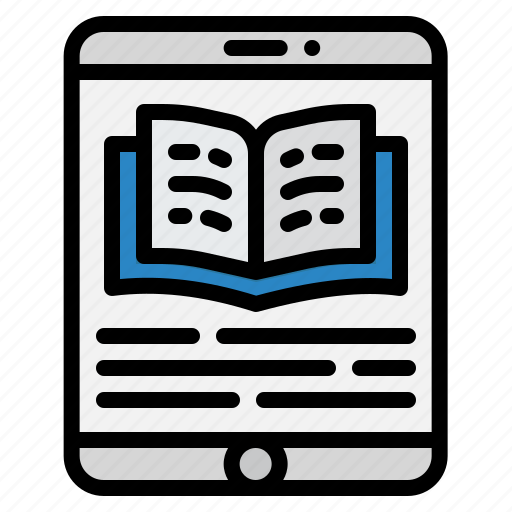 Tablet, ebook, reading, learning, education icon - Download on Iconfinder