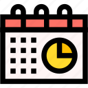 calendar, deadline, time, date, statistics