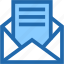 mail, communications, open, message, envelope, interface 