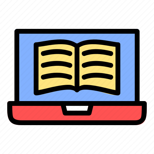 Digital, read, book, course, education, online, study icon - Download on Iconfinder