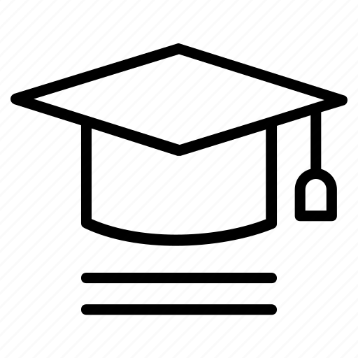 Graduate, graduation, cap, hat, study, online, learning icon - Download on Iconfinder