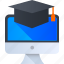 ebook, education, elearning, graduation, learning, online 