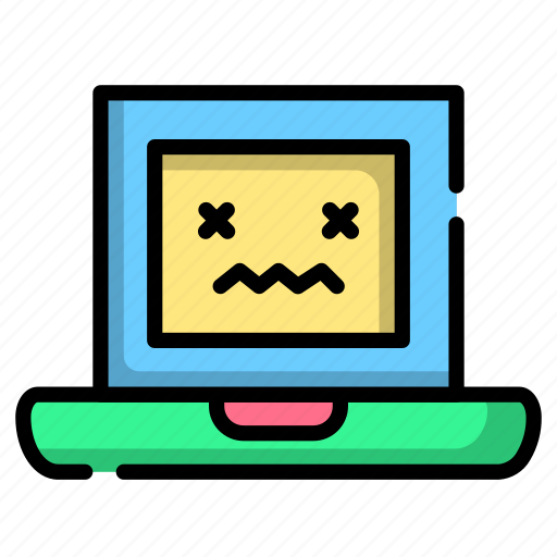 Laptop, error, alert, warning icon - Download on Iconfinder
