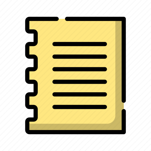 Note, paper, data, text icon - Download on Iconfinder